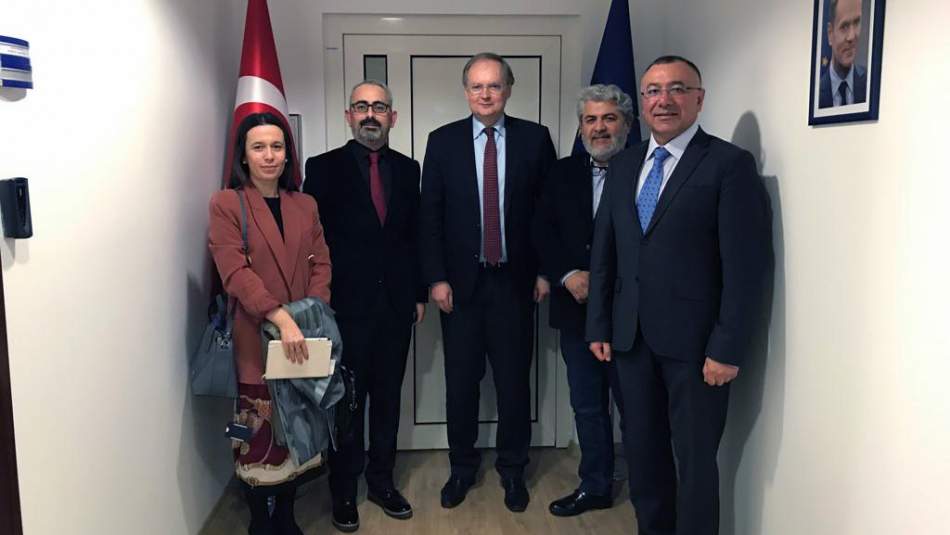 SDE Heyeti AB Delegasyonu Büyükelçiliğini Ziyaret Etti
