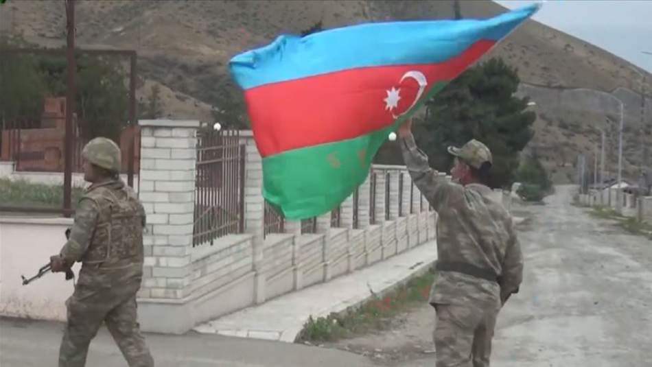 Ermenistan'ın İşgalinden Kurtarılan Talış Köyünde Azerbaycan Bayrakları Dalgalanıyor