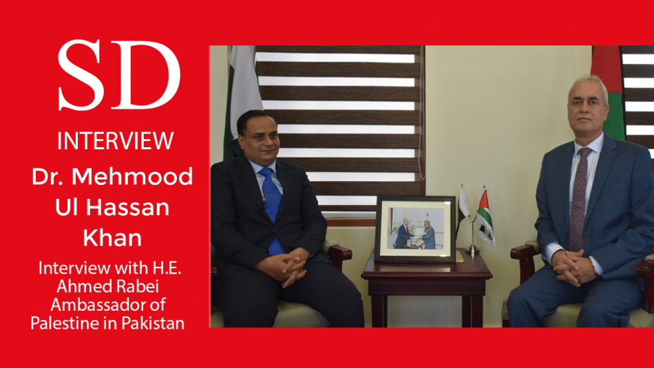  Interview with H.E. Ahmed Rabei Ambassador of Palestine in Pakistan