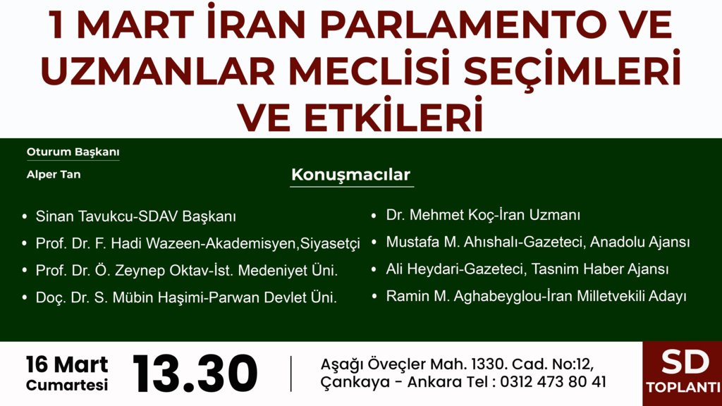 1 Mart İran Parlamento ve Uzmanlar Meclisi Seçimleri ve Etkileri