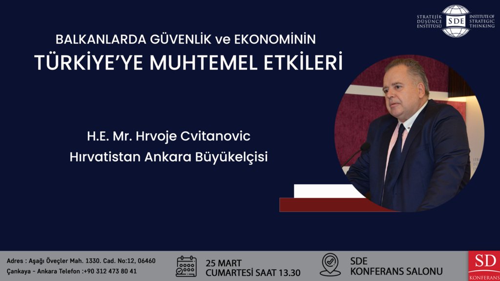 Balkanlarda Güvenlik ve Ekonominin Türkiye’ye Muhtemel Etkileri