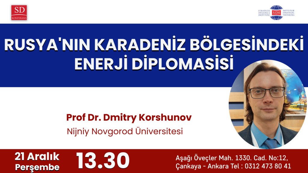 Rusya'nın Karadeniz Bölgesindeki Enerji Diplomasisi