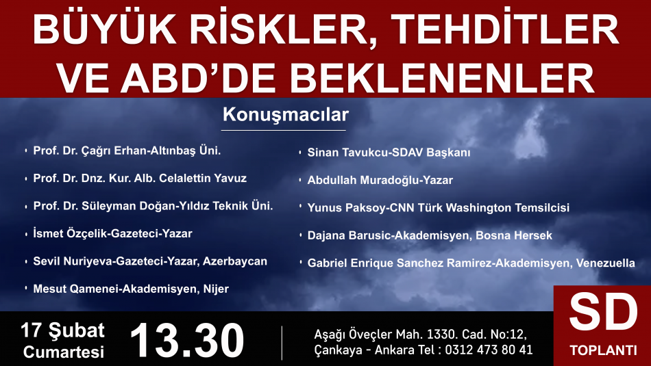 Büyük Riskler, Tehditler ve ABD'de Beklenenler