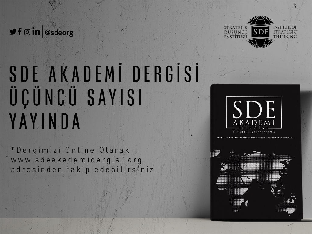 SDE Akademi Hakemli Dergisi Üçüncü Sayısı Yayınlandı