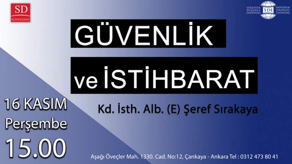 Güvenlik ve İstihbarat