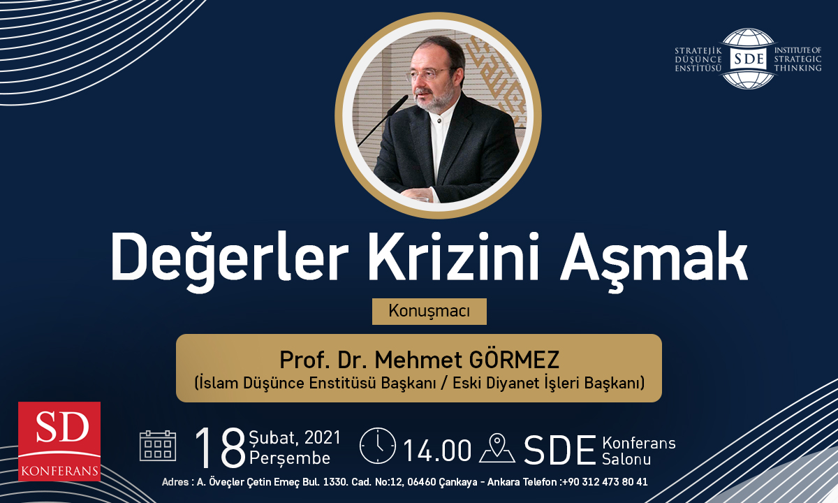 Değerler Krizini Aşmak