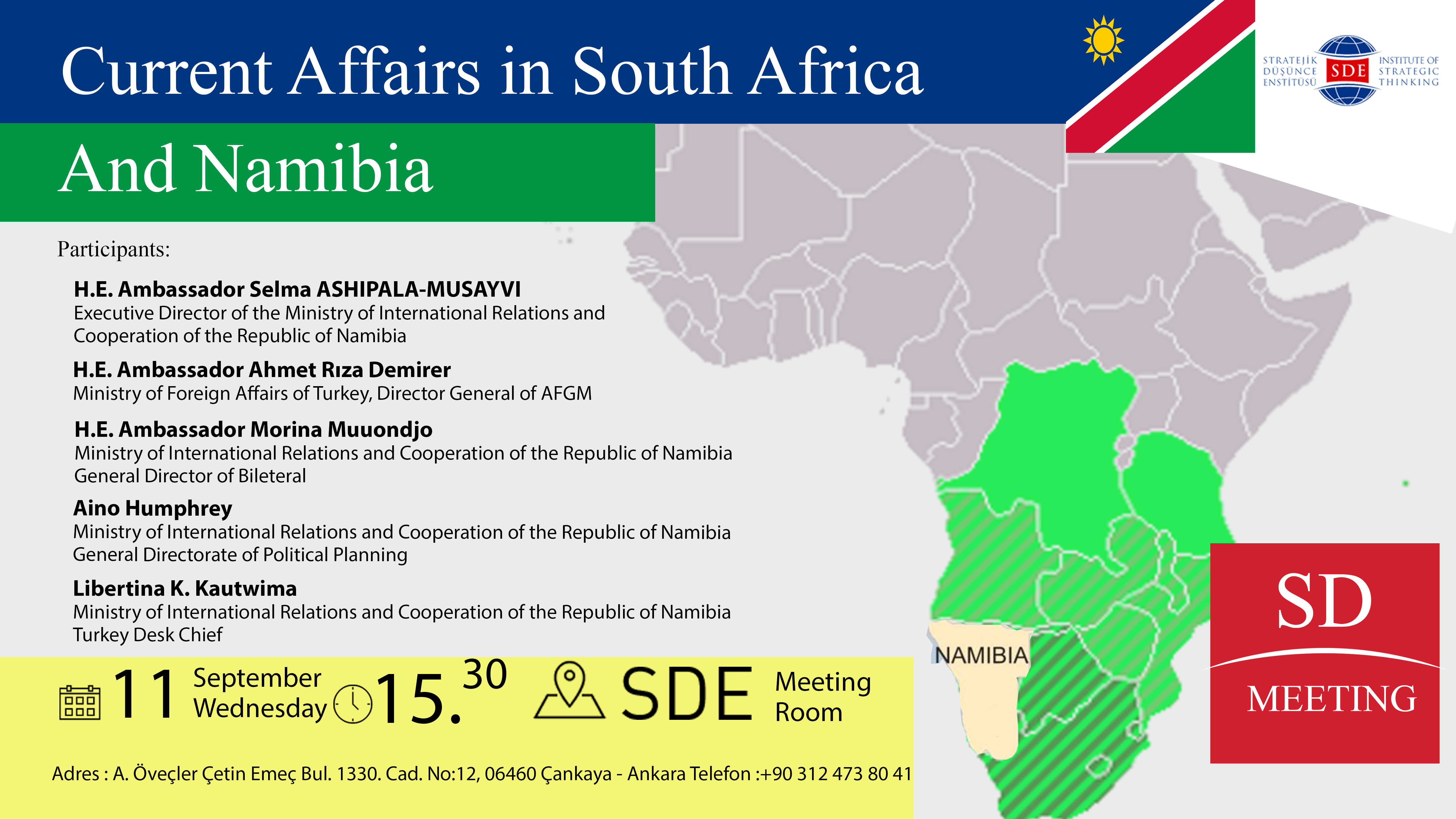 Current Affairs in South Africa and Namibia