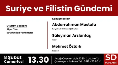 Suriye ve Filistin Gündemi