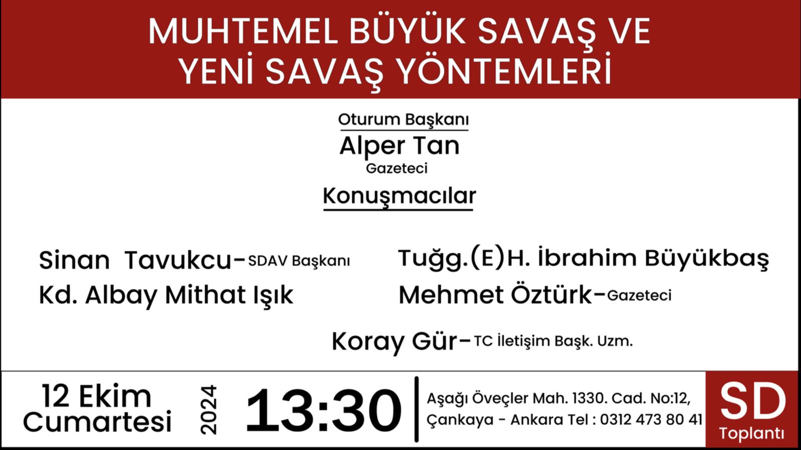 Muhtemel Büyük Savaş ve Yeni Savaş Yöntemleri