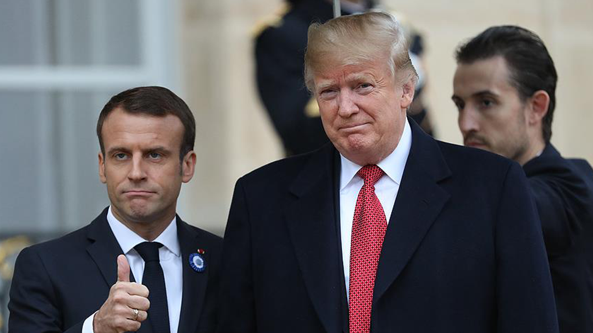 Trump ve Macron, Telefonda NATO'yu Görüştü