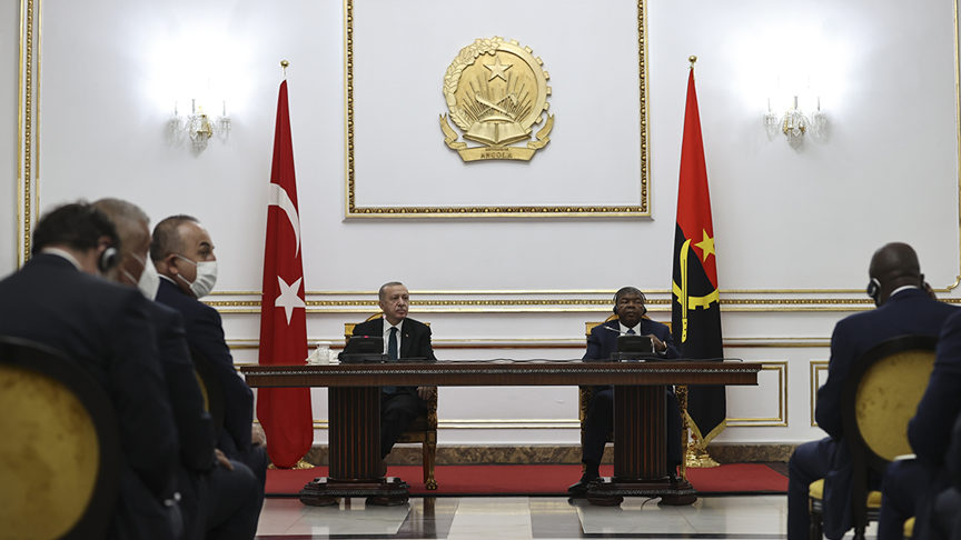 Erdoğan Savunma Sanayii Konusunda Angola'ya Destek Mesajı Verdi 