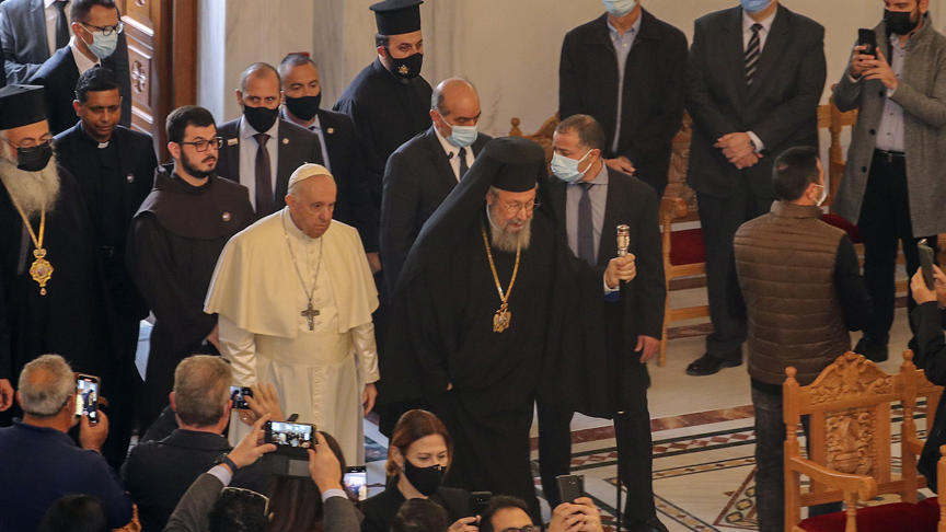 Papa Franciscus, Güney Kıbrıs Rum Yönetimi'ni Ziyaret Etti 