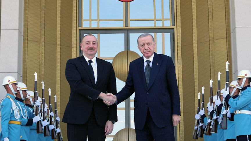 Azerbaycan Cumhurbaşkanı Aliyev Ankara’da