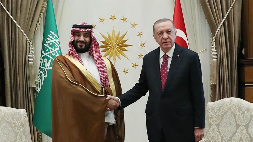 Cumhurbaşkanı Erdoğan Suudi Arabistan Veliaht Prensi Muhammed bin Selman ile Görüştü