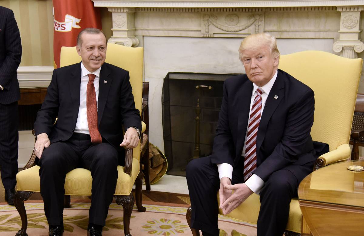 Cumhurbaşkanı Erdoğan ABD Başkanı Trump ile görüştü