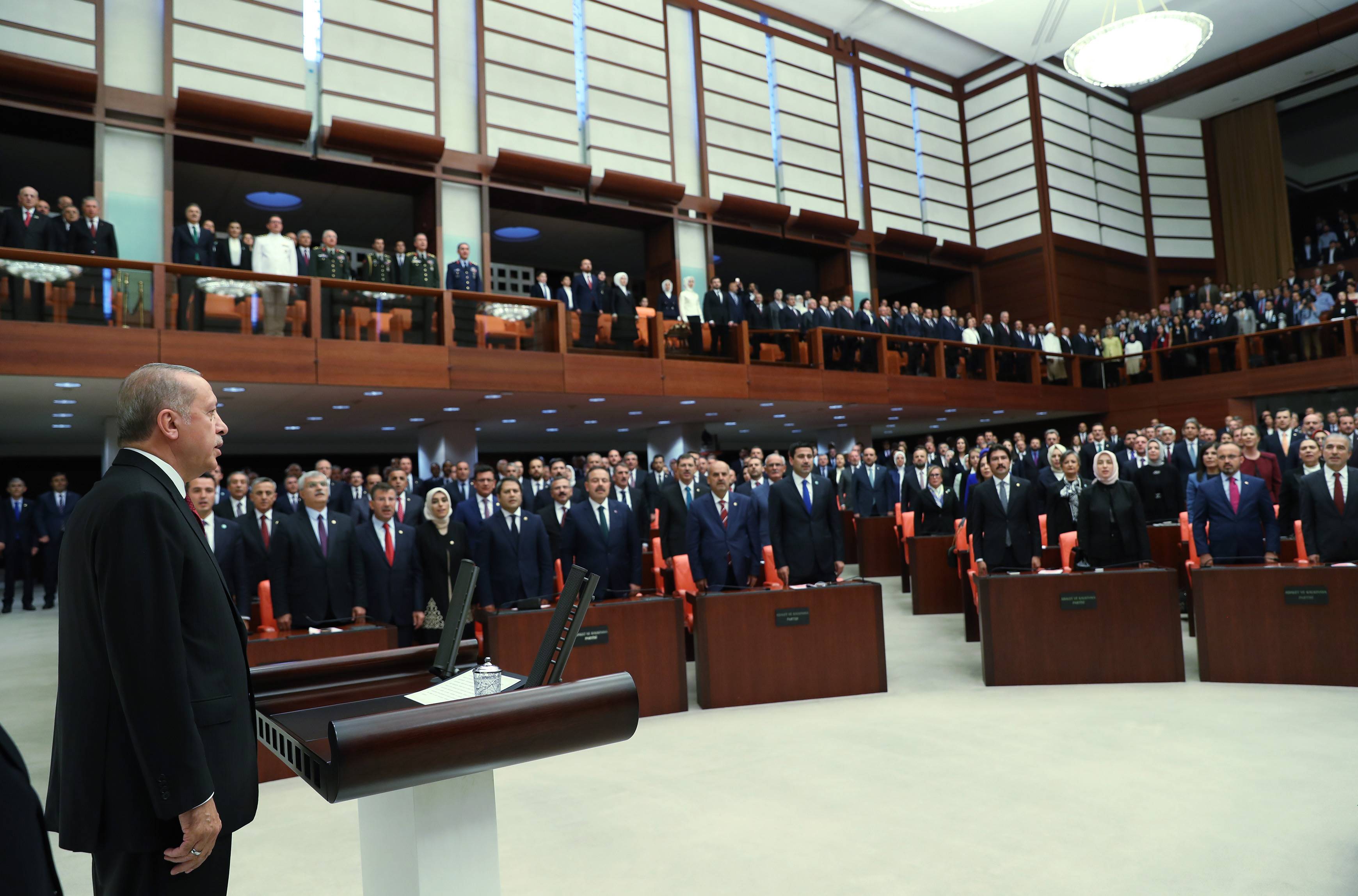 CB Erdoğan'ın yemin etmesiyle Cumhurbaşkanlığı Hükümet Sistemi, resmen başladı