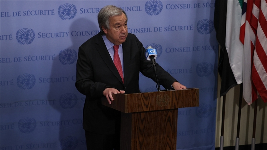 Guterres'ten Kudüs'teki Kutsal Mekanların Statükosuna Saygı Çağrısı