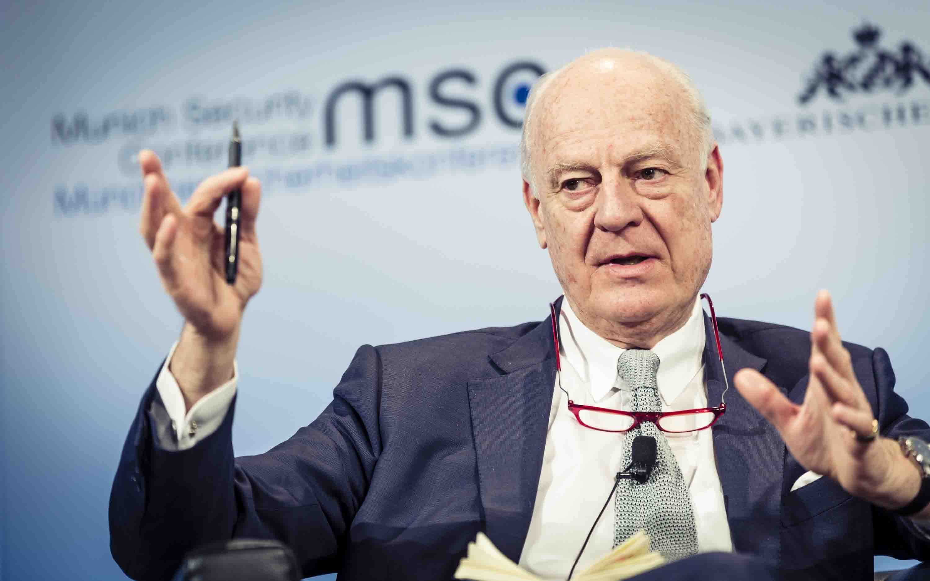 Mistura: 'Türkiye, İdlib'teki sivillerin seslerini duyurmasını sağlayabilir'