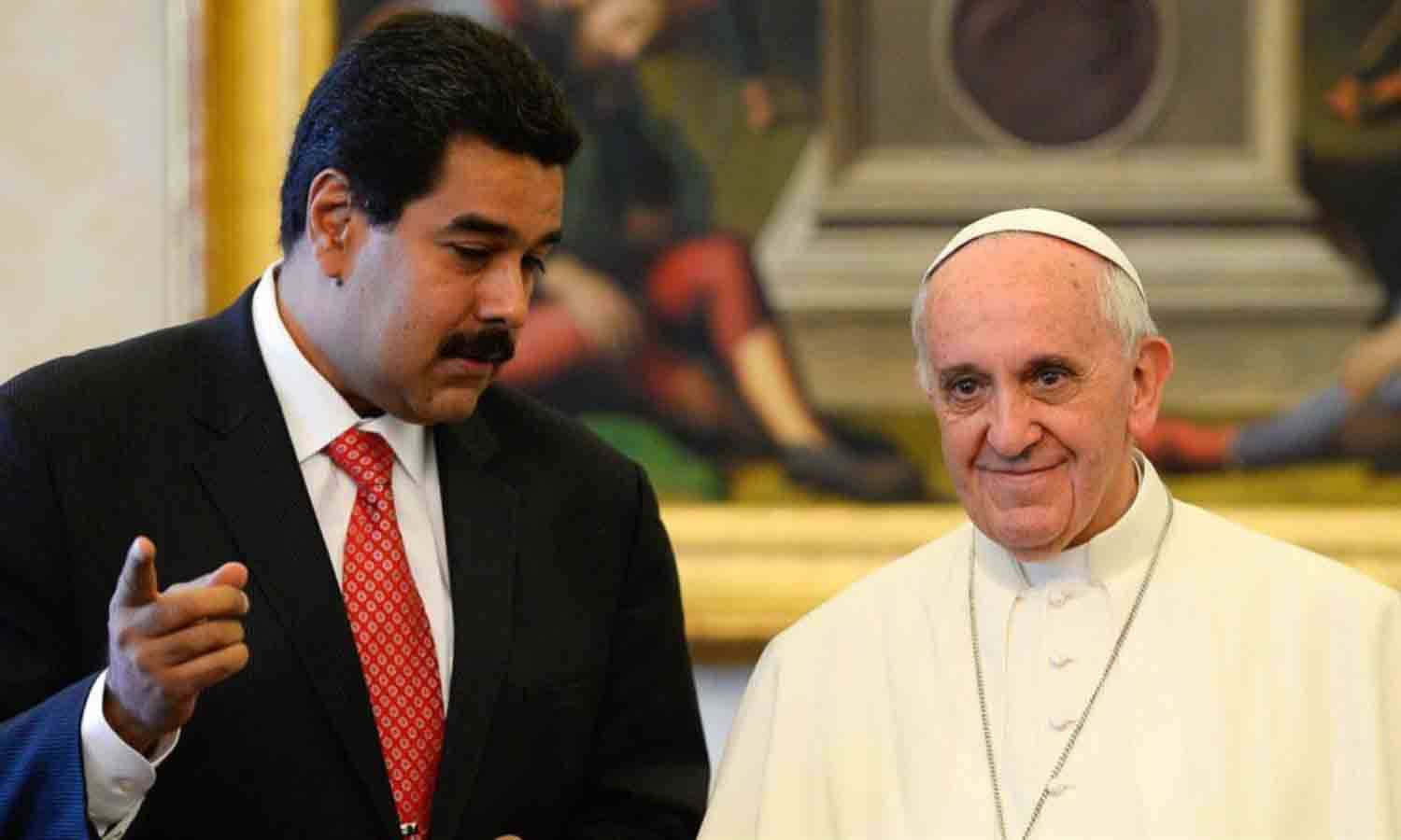 Papa, Venezuela krizinde Maduro'nun arabulucuk teklifini kabul etti