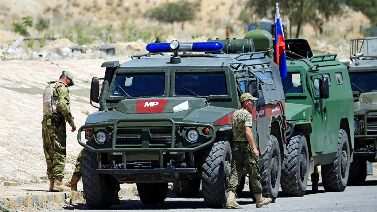 Rus Askeri Polisleri, Devriye Yapılacak Bölgeye Hareket Etti