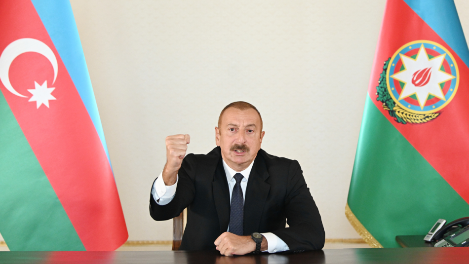 "Kendi Öz Topraklarımızı Savunuyoruz, Karabağ Bizimdir, Karabağ Azerbaycan’ındır"