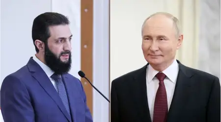 Rusya Devlet Başkanı Putin ile Suriye Cumhurbaşkanı Şara Telefonda Görüştü