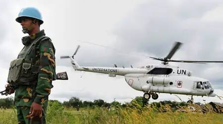 Güney Sudan'da BM Helikopteri Düşürüldü