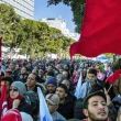 Tunus'ta halk BAE'yi protesto etti