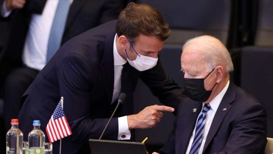 Biden ve Macron Avrupa'nın Savunmasını Güçlendirme Konusunu Görüştü 