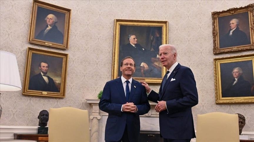 Biden, İsrail Cumhurbaşkanı Isaac Herzog ile 18 Temmuz'da Beyaz Saray'da Görüşecek