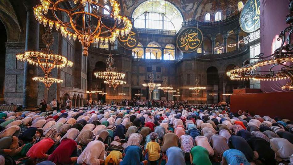 Ürdünlüler'den Türkiye'ye Ayasofya-i Kebir Cami-i Şerifi Tebriği