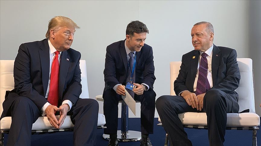 Cumhurbaşkanı Erdoğan ile ABD Başkanı Trump Bir Araya Geldi