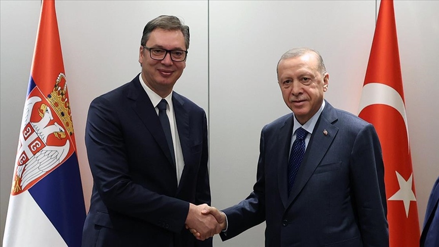 Cumhurbaşkanı Recep Tayyip Erdoğan, Sırbistan Cumhurbaşkanı Aleksandar Vucic ile Görüştü