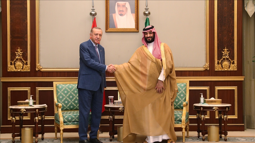 Cumhurbaşkanı Erdoğan'dan Suudi Arabistan Veliaht Prensi Selman'a Ziyaret