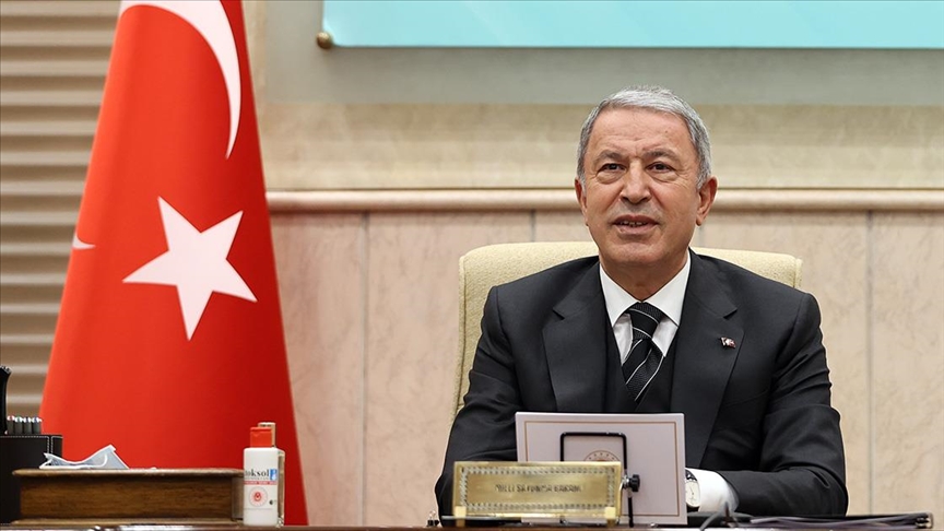 Hulusi Akar, 5 Ülkenin Savunma Bakanıyla Videokonferans Toplantısı Yaptı