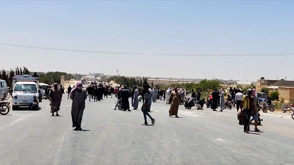 Terör örgütü YPG/PKK'ya Karşı Harekete Geçen Münbiçlilerin Eylemleri Yayılıyor