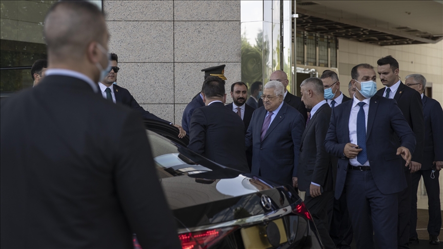 Filistin Devlet Başkanı Mahmud Abbas Ankara'da