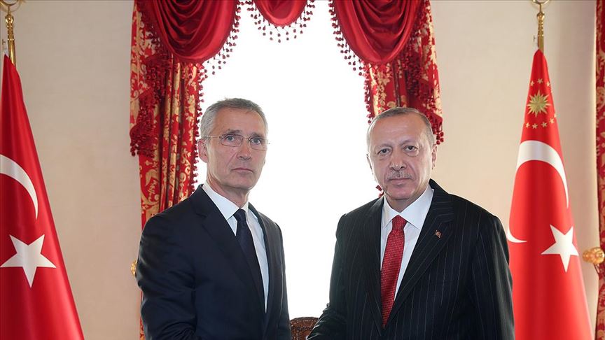 Cumhurbaşkanı Erdoğan, NATO Genel Sekreteri Jens Stoltenberg ile Görüştü