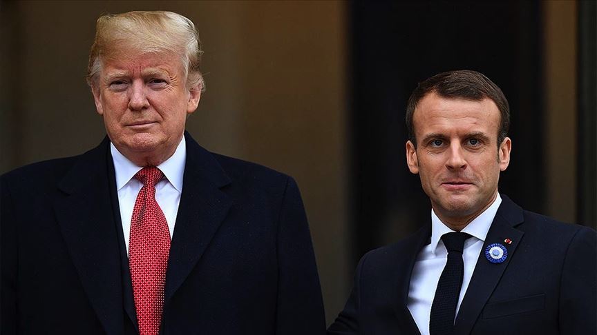 Trump ve Macron Doğu Akdeniz'deki Gelişmeleri Görüştü