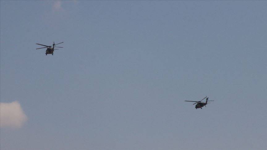 Fırat'ın Doğusunda Altıncı Ortak Helikopter Uçuşu