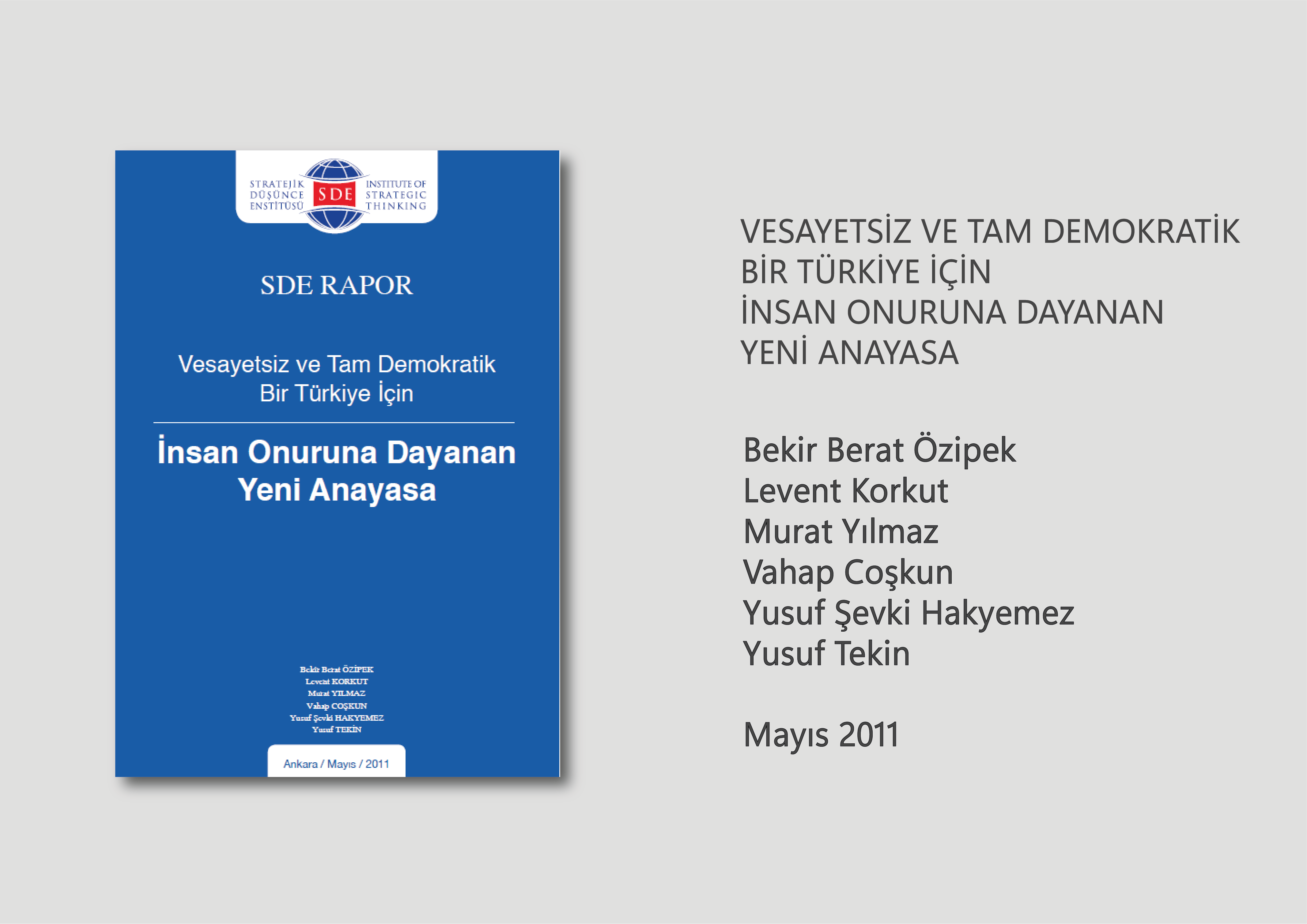 Vesayetsiz ve Tam Demokratik Bir Türkiye için İnsan Onuruna Dayanan Yeni Anayasa