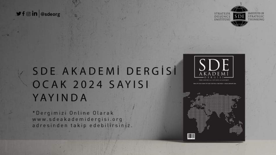 SDE Akademi Hakemli Dergisi Ocak 2024 Sayısı Yayınlandı