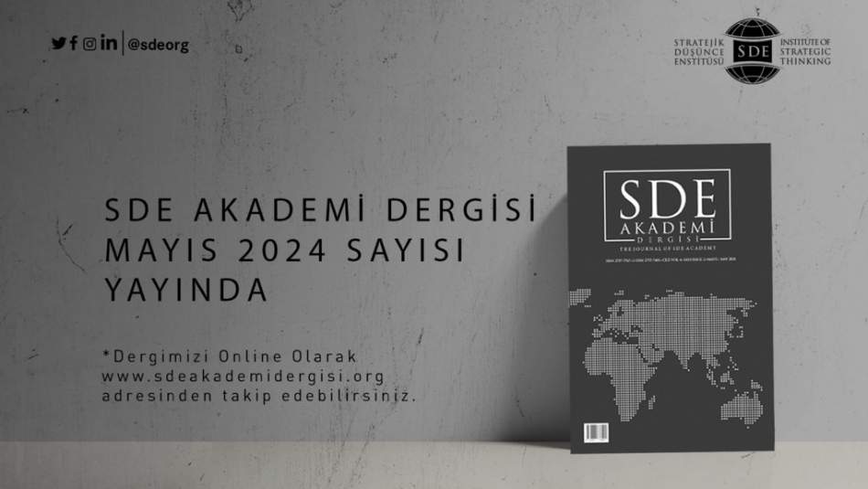 SDE Akademi Hakemli Dergisi Mayıs  2024 Sayısı Yayınlandı