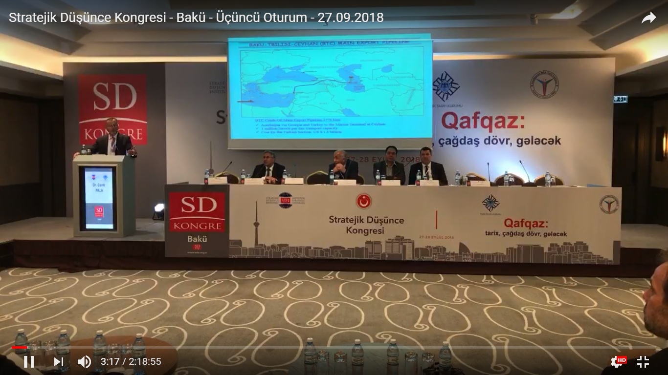 Stratejik Düşünce Kongresi - Bakü "Qafqaz: tarix, çağdaş dövr, gələcək" - Üçüncü ve Dördüncü Oturum Konuşmaları