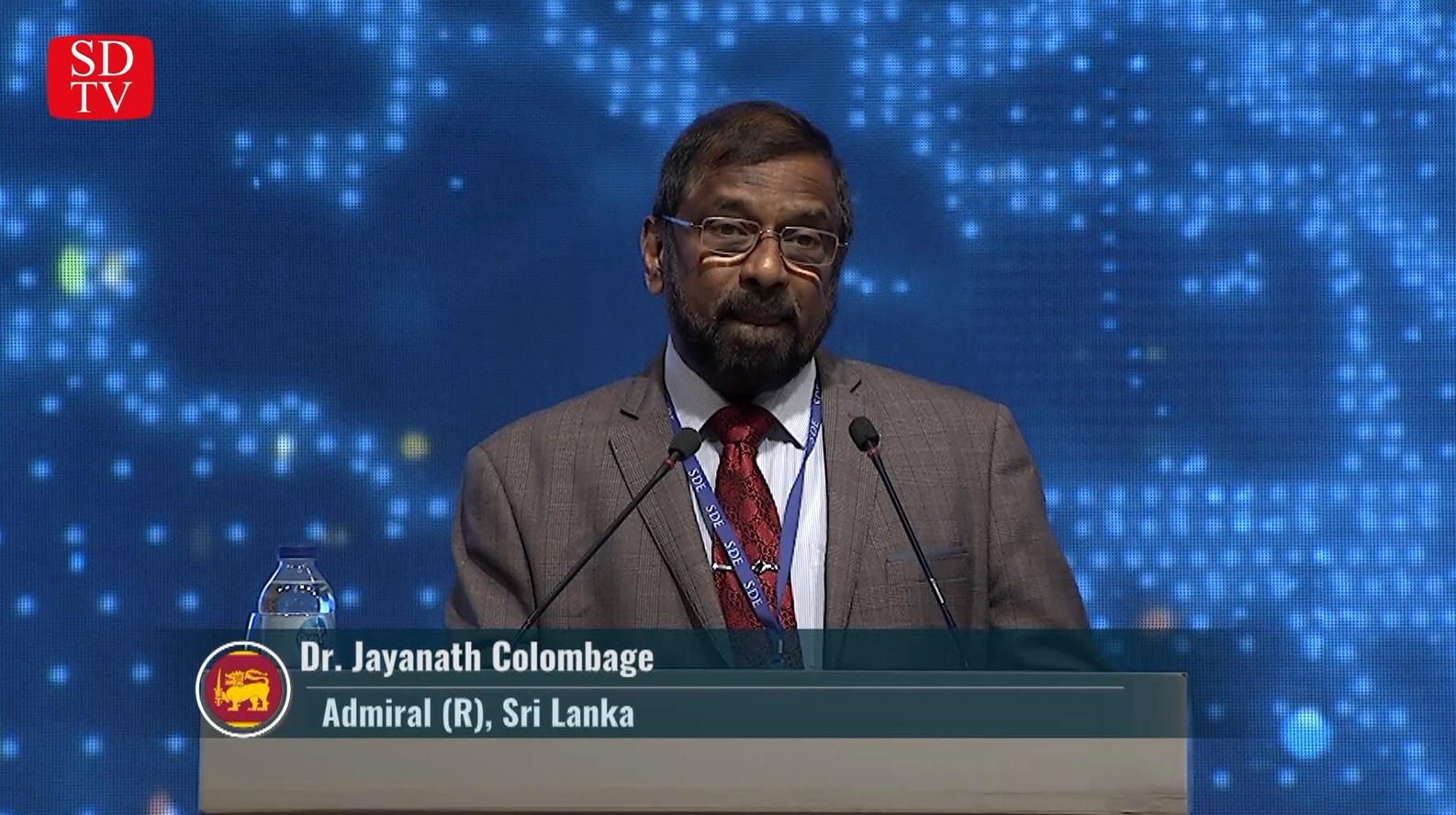 Admiral (R) Dr. Jayanath Colombage :"According to the United States, there are nuclear weapons in 25 countries. Is that a satisfactory list when it comes to security?"