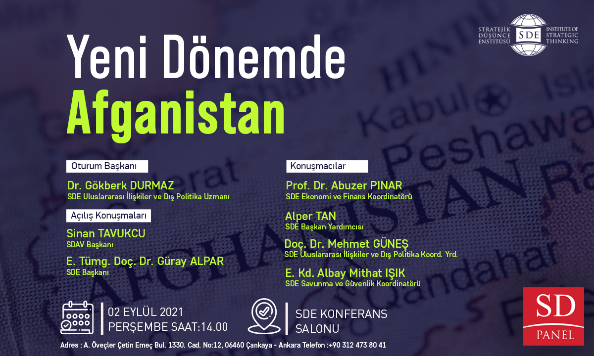 Yeni Dönemde #Afganistan - SD Panel